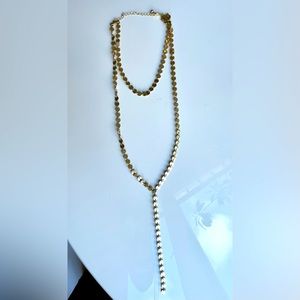 Selling one gold double-strand necklace. Like new!